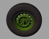 BA-20 Road wheels (Jaroslavskij Zavod Pattern 1) - Image 1
