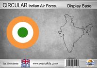 Circular Display Base Indian Air Force 200mm