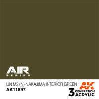AK 11897 IJN M3 (N) Nakajima Interior Green
