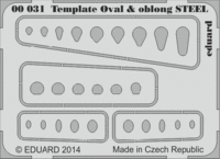 Template ovals & oblong STEEL tool - Image 1