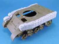 US Light Tank M5/M8 Tank Side Hull Sandbag Armor Set