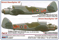Bristol Beaufighter Decals Part 4