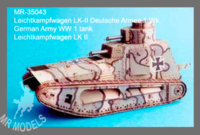 German Army WW 1 tank Leichtkampfwagen LK II