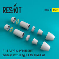 F-18 SUPER HORNET Type 1 exhaust nozzles for Revell - Image 1