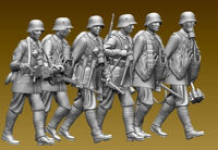 German Assault Infantry Marching WWI - Image 1