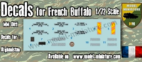 Decals for French Buffalo (Afghanistan)