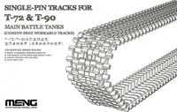 SINGLE PIN TRACKS FOR T-72 & T-90 MAIN BATTLE TANKS (CEMENT-FREE WORKABLE TRACKS) - Image 1