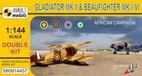 Gloster Gladiator Mk.II & Bristol Beaufighter North Africa (double kit)