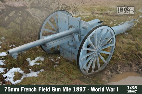 75mm French Field Gun Mle 1897 - World War I - Image 1