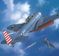 SBD-3 Dauntless - American Deck Bomber (Model With Laser Cut Frames) - Image 1