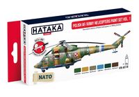 HTK-AS116 Polish AF/Army Helicopters Paint Set