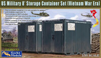 US Military 8s Storage Container Set (Vietnam War Era)