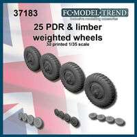25 PDR And Limber Weighted Wheels - Image 1